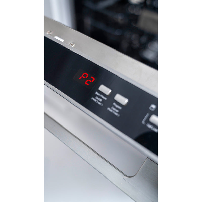 Magic Chef 24 in Stainless Steel Top Control Built-In Tall Tub Dishwasher with Stainless Steel Tub