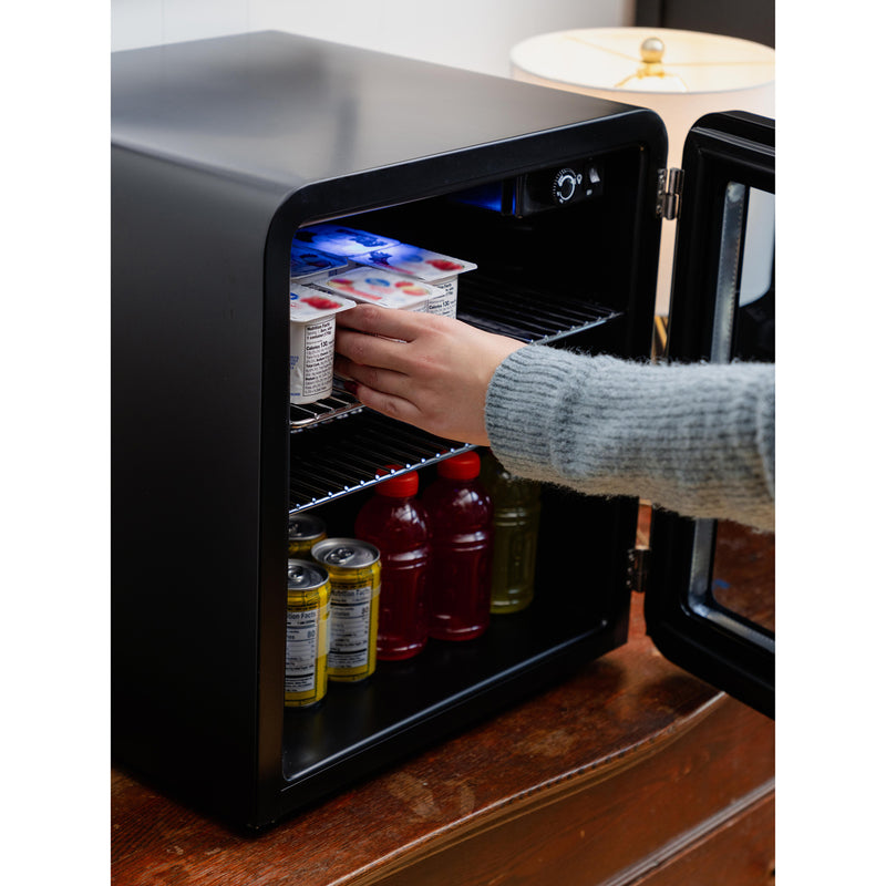 Magic Chef Retro Mini Beverage Cooler in Black (1.7 cu. ft.)