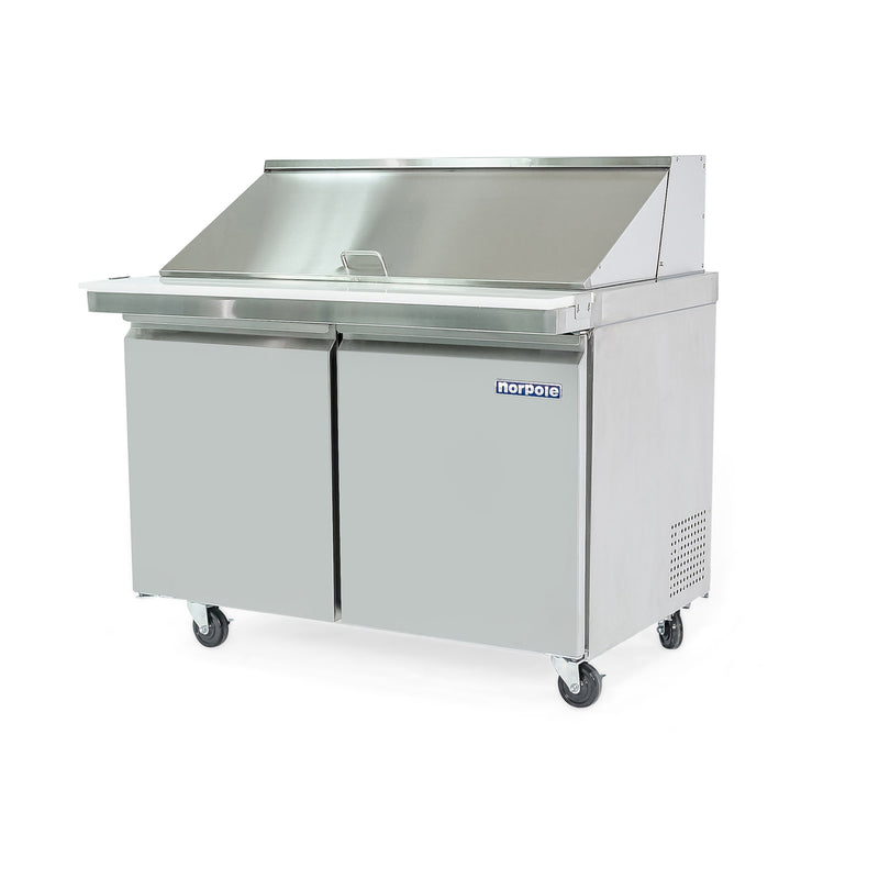 Norpole Mega Top Commercial Refrigerator in Stainless Steel (12 cu. ft.)