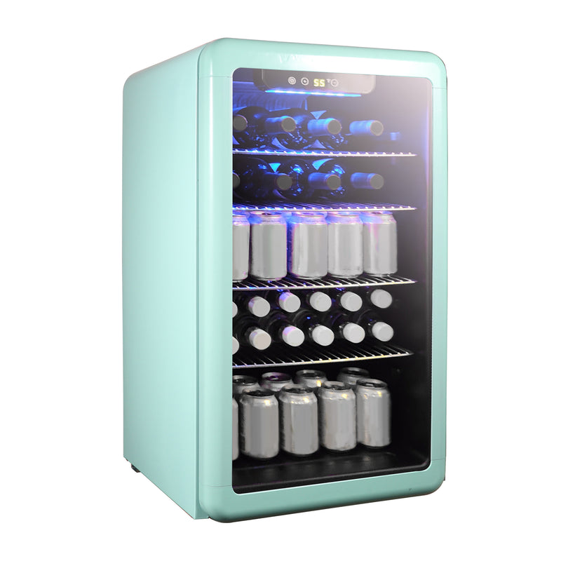 Magic Chef Retro Beverage Cooler in Mint Green (3.4 cu. ft.)