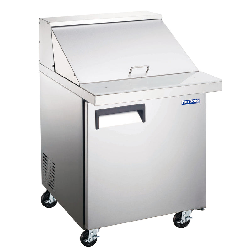 Norpole 1 Door Mega Top Sandwich/Salad Prep Table