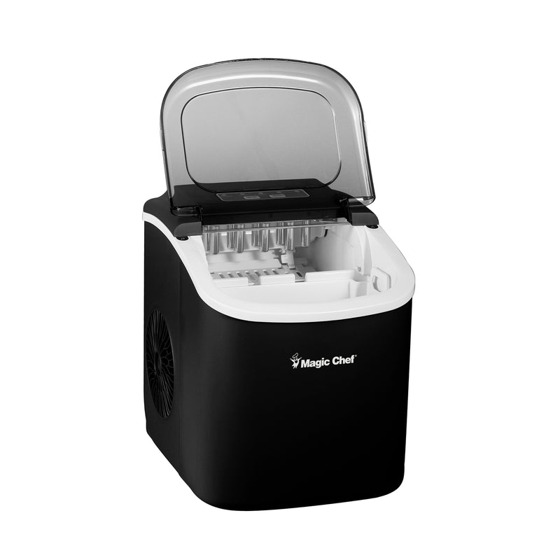 Magic Chef Portable Countertop Ice Maker in Black (27 lb.)