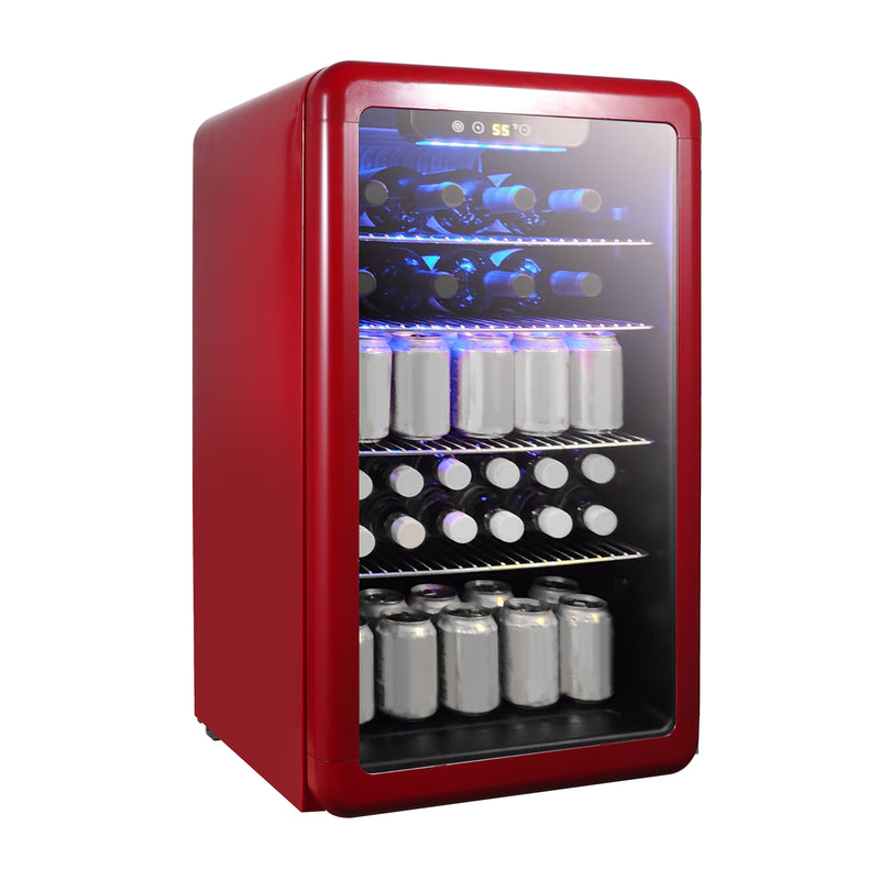 Magic Chef Retro Beverage Cooler in Red (3.4 cu. ft.)