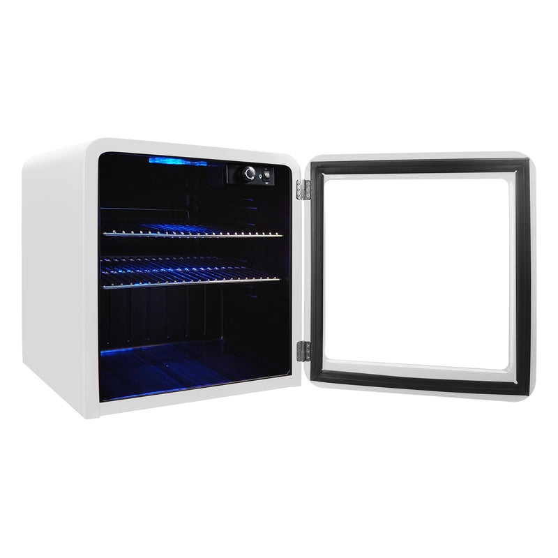 Magic Chef Retro Mini Beverage Cooler in White (1.7 cu. ft.)
