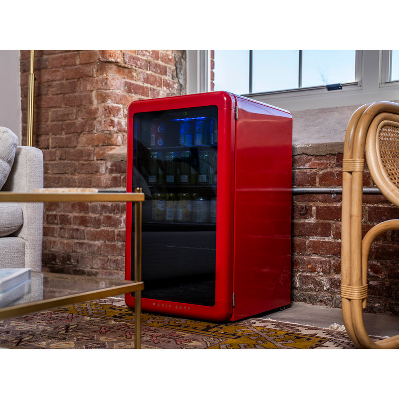 Magic Chef Retro Beverage Cooler in Red (3.4 cu. ft.)