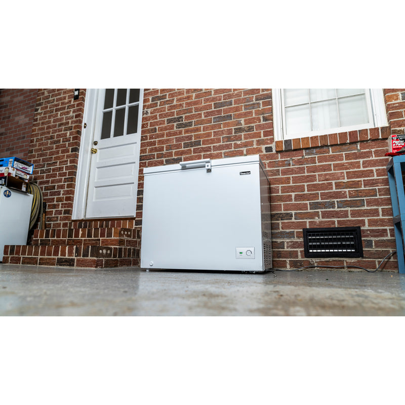 8.7 cu. ft. Manual Defrost Chest Freezer in White