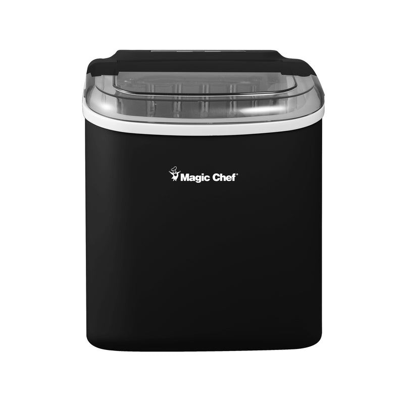 Magic Chef Portable Countertop Ice Maker in Black (27 lb.)
