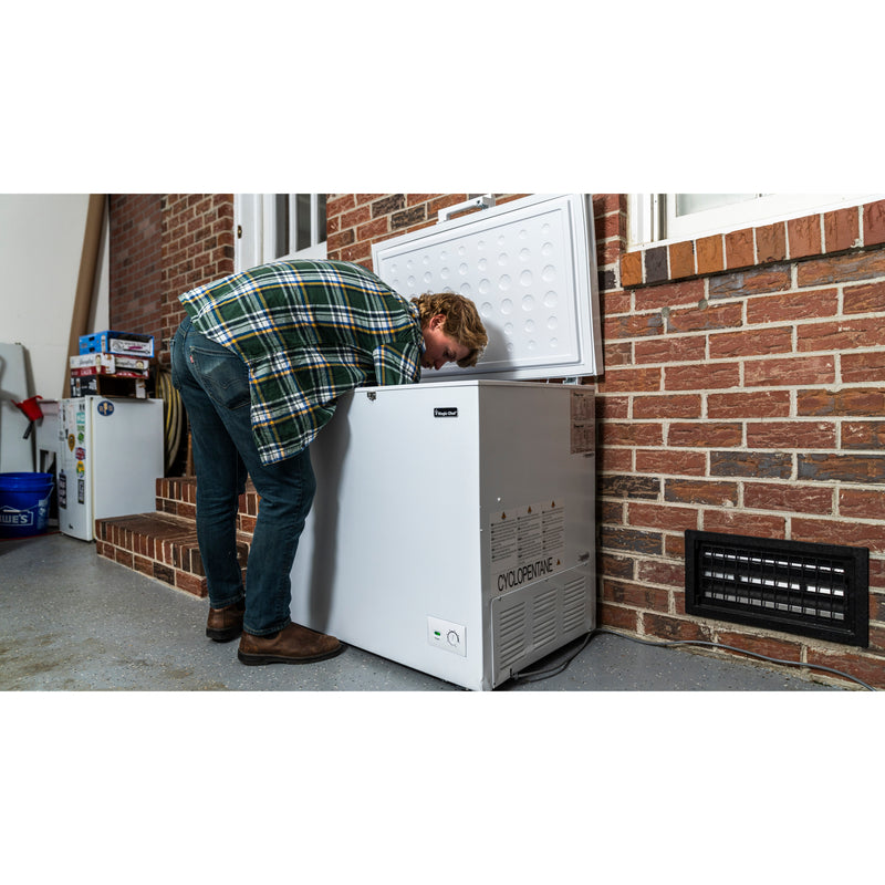 8.7 cu. ft. Manual Defrost Chest Freezer in White