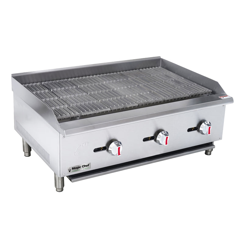 Magic Chef Countertop Radiant Charbroiler in Stainless Steel (36 in)