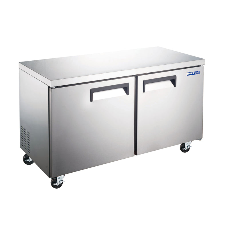 Norpole 2 Door Under Counter Freezer