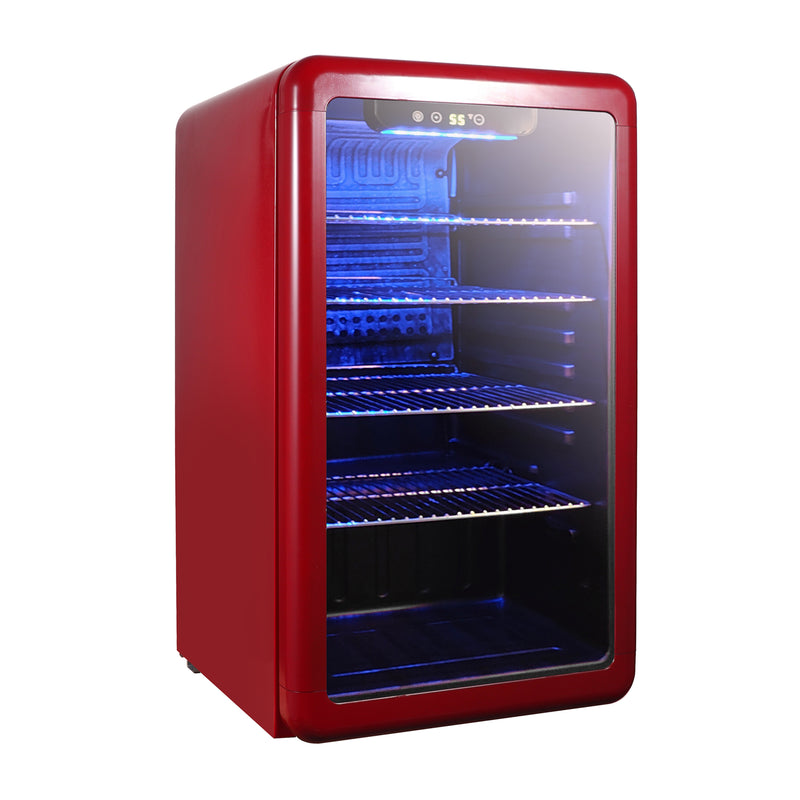 Magic Chef Retro Beverage Cooler in Red (3.4 cu. ft.)
