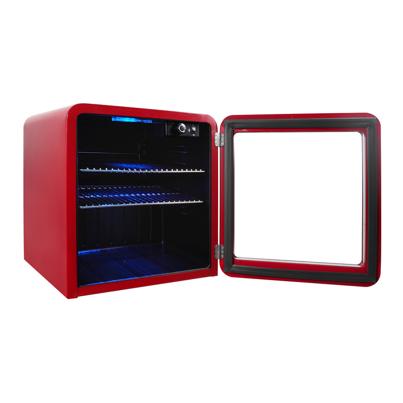 Magic Chef Retro Mini Beverage Cooler in Red (1.7 cu. ft.)