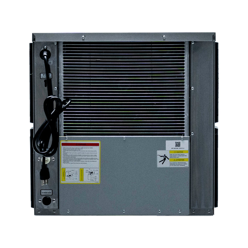 Norpole Freestanding Commercial Ice Maker in Stainless Steel (350 lbs.)
