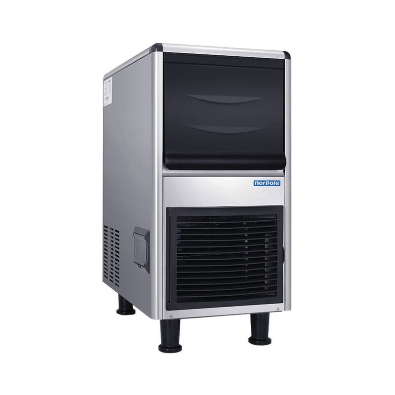 Norpole Freestanding Ice Maker in Stainless Steel (90 lbs.)