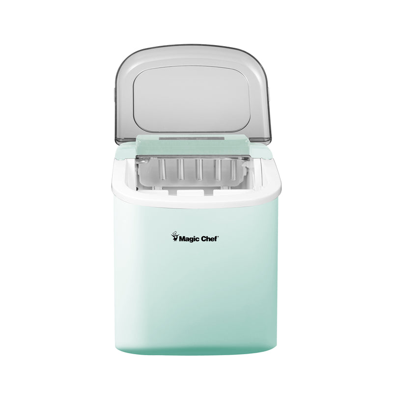 Magic Chef Portable Countertop Ice Maker in Mint Green (27 lb.)