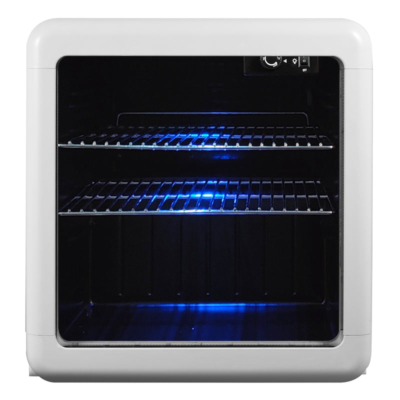 Magic Chef Retro Mini Beverage Cooler in White (1.7 cu. ft.)
