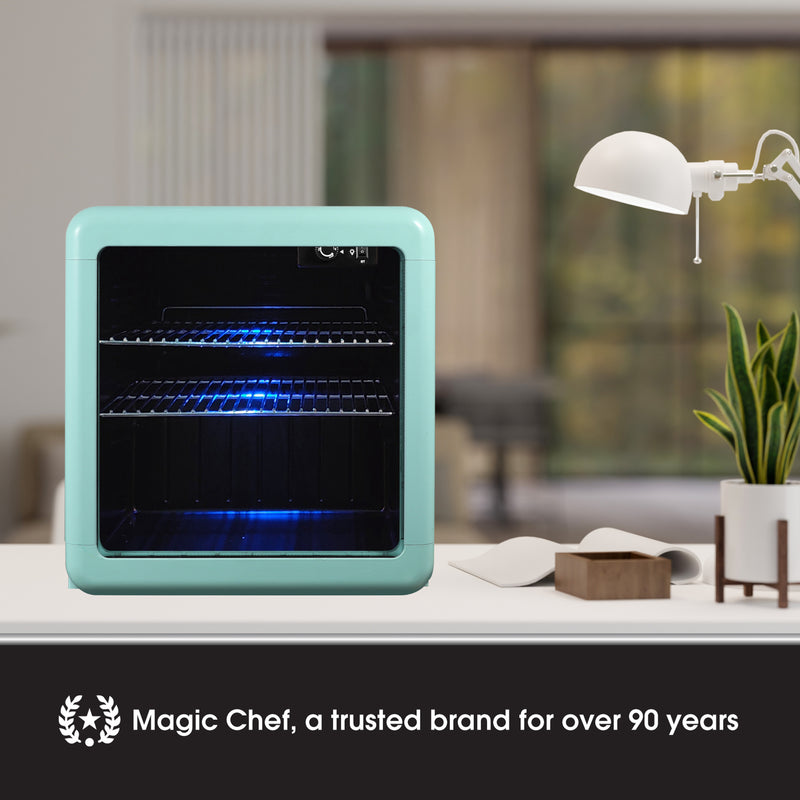 Magic Chef Retro Beverage Cooler in Mint Green (1.7 cu. ft.)