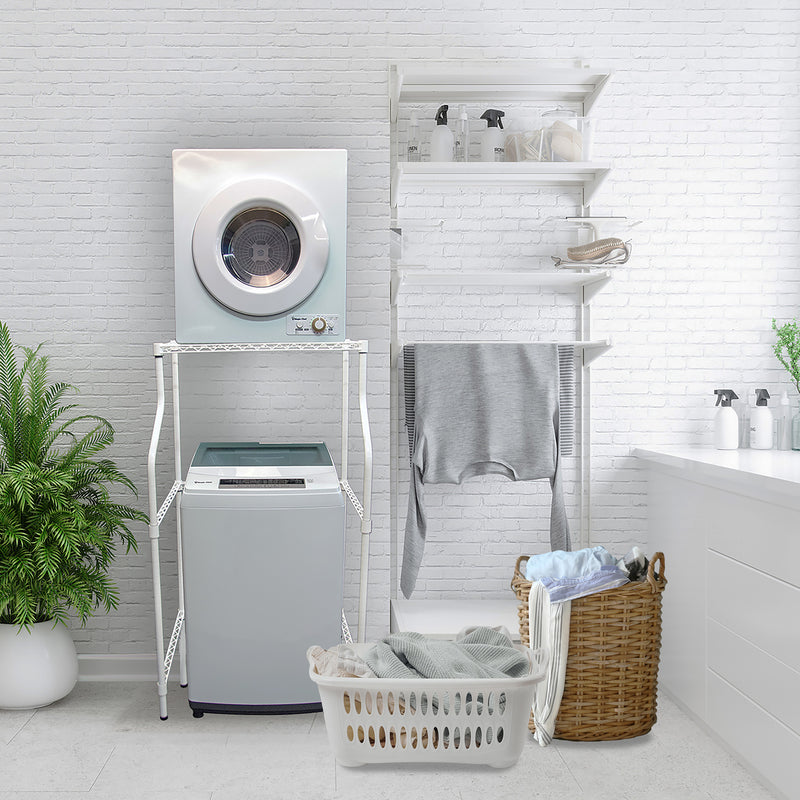 2.6 cu. ft. Compact Electric Dryer in White