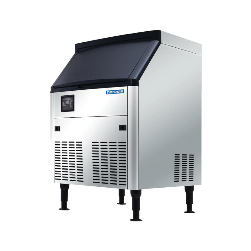 Norpole Freestanding Ice Maker in Stainless Steel (280 lbs.)