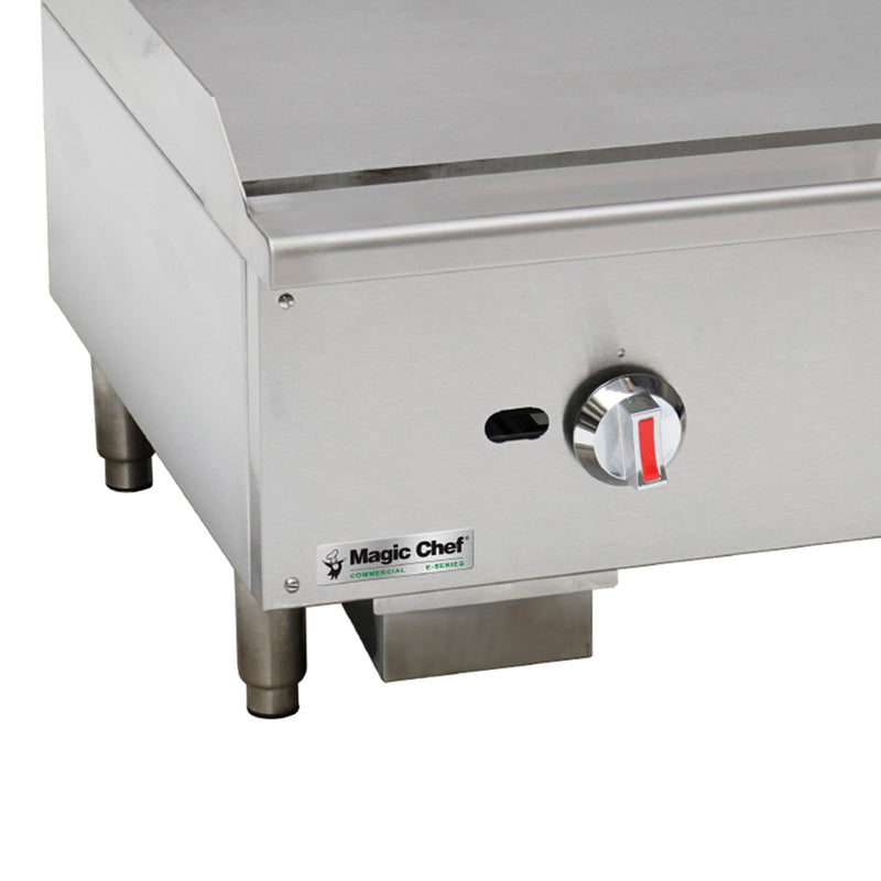 Magic Chef Natural Gas Manual Countertop Griddle in Stainless Steel (36 in.)