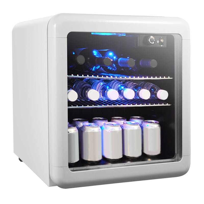 Magic Chef Retro Mini Beverage Cooler in White (1.7 cu. ft.)