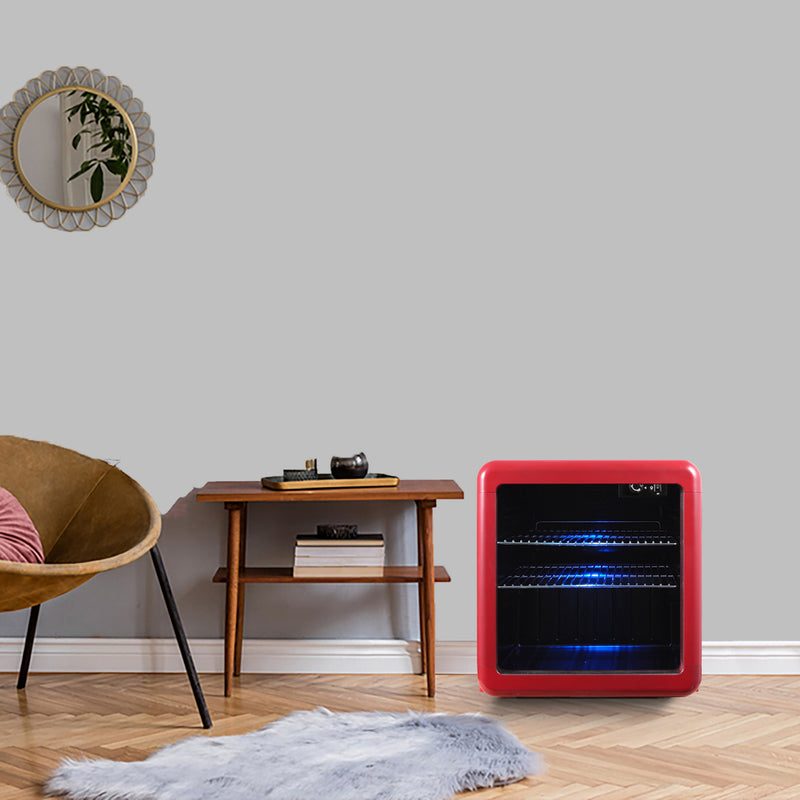 Magic Chef Retro Mini Beverage Cooler in Red (1.7 cu. ft.)