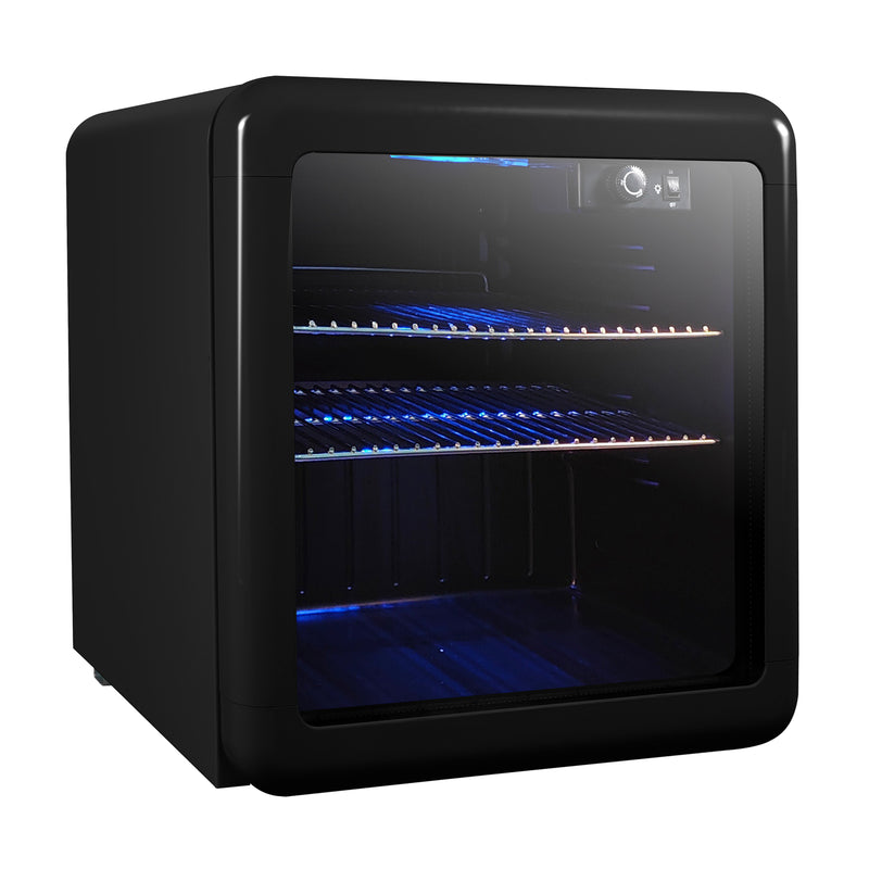 Magic Chef Retro Mini Beverage Cooler in Black (1.7 cu. ft.)